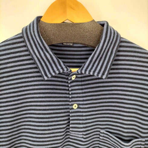 ポロラルフローレン POLO RALPH LAUREN ワンポケットボーダーポロシャツ メンズ import:L