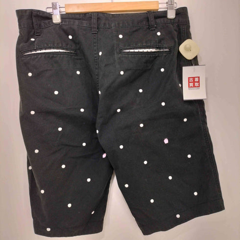 トミーヒルフィガー TOMMY HILFIGER ドット柄 ロゴ刺繍 ハーフチノパンツ メンズ JPN:L