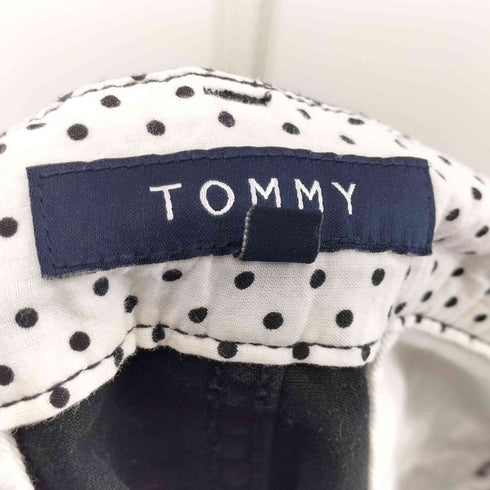 トミーヒルフィガー TOMMY HILFIGER ドット柄 ロゴ刺繍 ハーフチノパンツ メンズ JPN:L