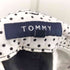 トミーヒルフィガー TOMMY HILFIGER ドット柄 ロゴ刺繍 ハーフチノパンツ メンズ JPN:L