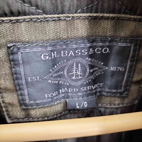 ジーエイチバス G.H.BASS 裏地キルティング フーデッド ワーク ジャケット メンズ import:L
