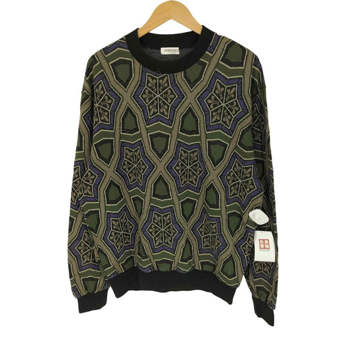 ジョルジュレッシュ GEORGES RECH HOMME 総柄 ウール混 アクリル ニット メンズ