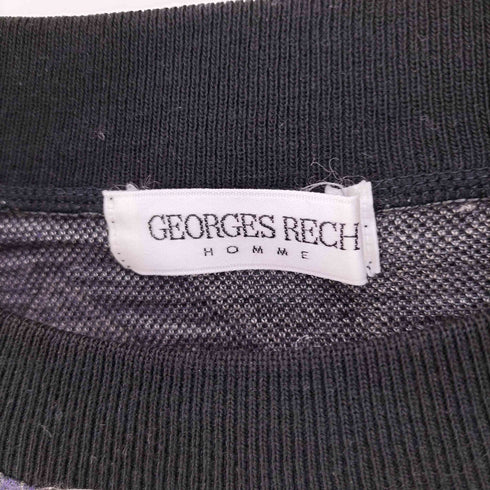 ジョルジュレッシュ GEORGES RECH HOMME 総柄 ウール混 アクリル ニット メンズ