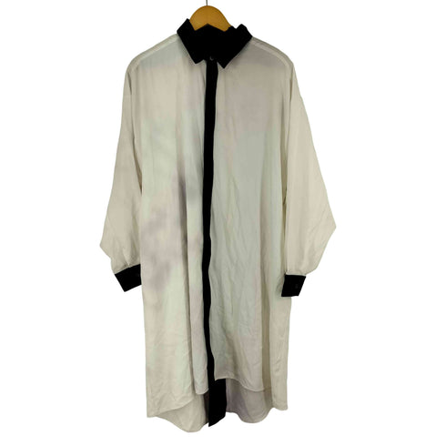 ノーアイディーブラック NO ID.BLACK クレリックZIPロングSH シャツ レディース ONE SIZE
