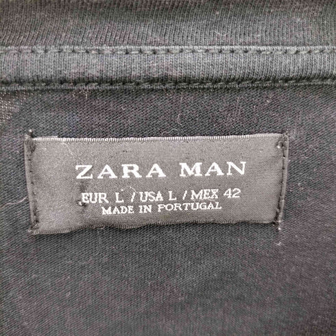 ザラ ZARA 総柄プリントS/S Tシャツ メンズ M