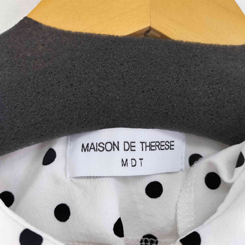 MASON DE THERESE ドットラウンドカラーワンピース レディース