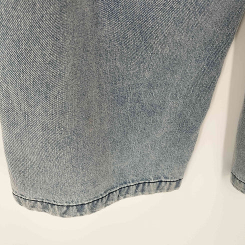 デニムワイドカーゴパンツ レディース