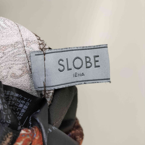 スローブイエナ SLOBE IENA パッチワークプリントイージーパンツ レディース