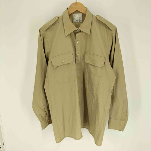 ダッチアーミー DUTCH ARMY 80S オフィサー ミリタリー シャツ 87年製 メンズ 15 1/2