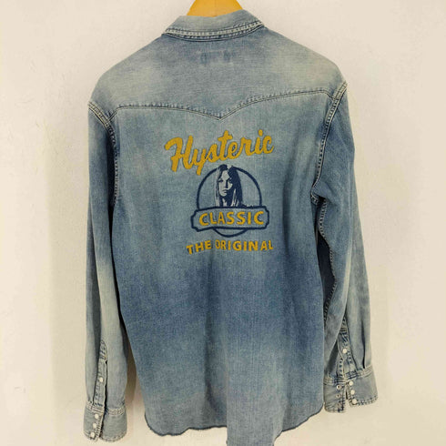 ヒステリックグラマー HYSTERIC GLAMOUR THE CLASSIC刺繍 ウエスタンデニムシャツ メンズ JPN:XL
