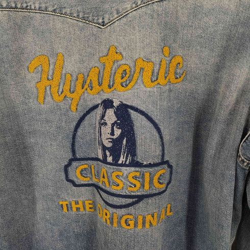 ヒステリックグラマー HYSTERIC GLAMOUR THE CLASSIC刺繍 ウエスタンデニムシャツ メンズ JPN:XL