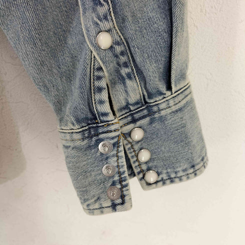 ヒステリックグラマー HYSTERIC GLAMOUR THE CLASSIC刺繍 ウエスタンデニムシャツ メンズ JPN:XL