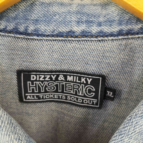 ヒステリックグラマー HYSTERIC GLAMOUR THE CLASSIC刺繍 ウエスタンデニムシャツ メンズ JPN:XL