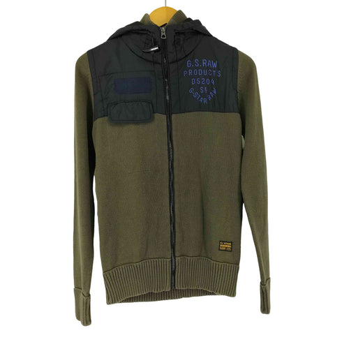ジースターロー G-STAR RAW DEAN VEST HOODED KNIT L/S メンズ import:S