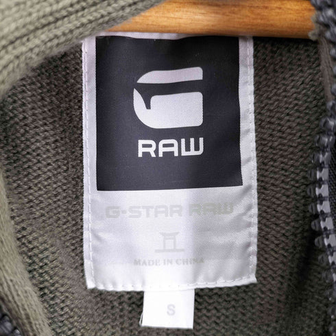 ジースターロー G-STAR RAW DEAN VEST HOODED KNIT L/S メンズ import:S