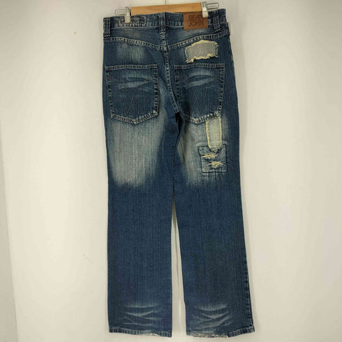 ショーンジョン Sean john リペア加工デニムパンツ メンズ 32