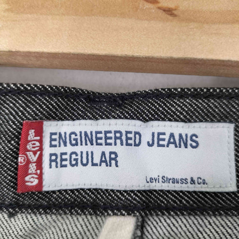 リーバイス Levis Engineered Jeans 立体裁断ブラックデニムパンツ レディース