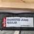 リーバイス Levis Engineered Jeans 立体裁断ブラックデニムパンツ レディース