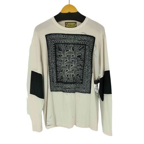 ネメス NEMETH 縄プリントL/S TEE メンズ import:L