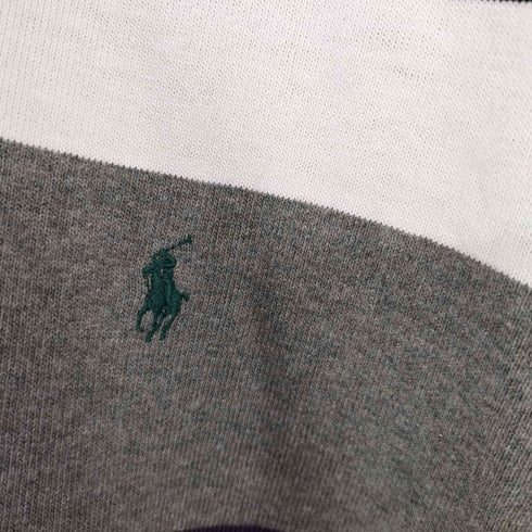 ポロスポーツラルフローレン POLO SPORT RALPH LAUREN ポニー刺繍 ボーダーラガーシャツ メンズ import:L
