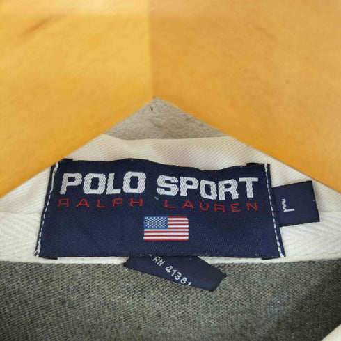 ポロスポーツラルフローレン POLO SPORT RALPH LAUREN ポニー刺繍 ボーダーラガーシャツ メンズ import:L