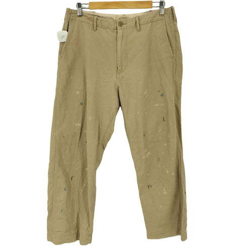 ビームス BEAMS ペイント ミリタリー チノパンツ メンズ JPN:L