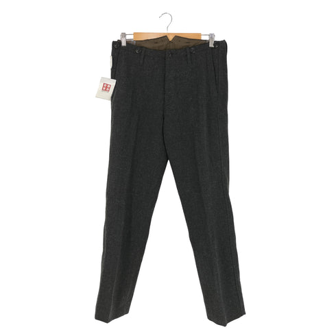 ジャーナルスタンダードホームステッド JOURNAL STANDARD J.S HOMESTEAD ボタンフライ ウールパンツ メンズ L