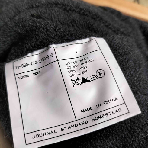 ジャーナルスタンダードホームステッド JOURNAL STANDARD J.S HOMESTEAD ボタンフライ ウールパンツ メンズ L