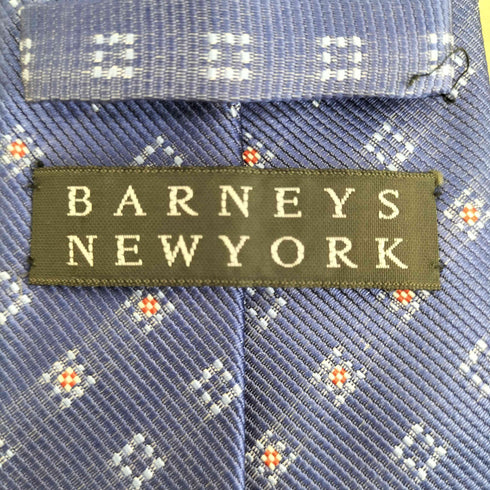 バーニーズニューヨーク BARNEYS NEWYORK ダイヤモンドデザインシルクネクタイ メンズ
