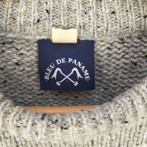 ブルードゥパナム BLEU DE PANAME クルーネックウールニット メンズ S