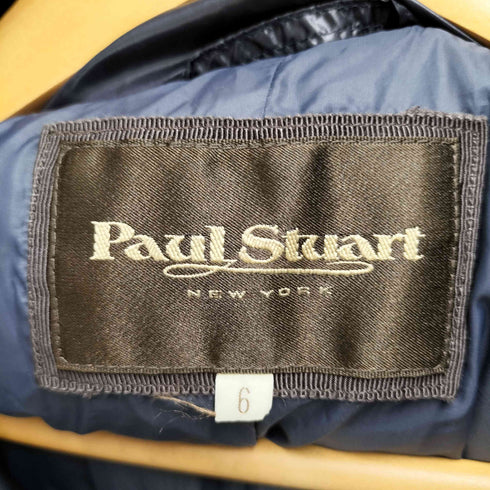ポールスチュアート Paul Stuart ラクーンファー ウエストベルト ダウンコート レディース US:6