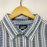 ランズエンド LANDS END 総柄 リネン ストライプ L/S シャツ メンズ import:XXL