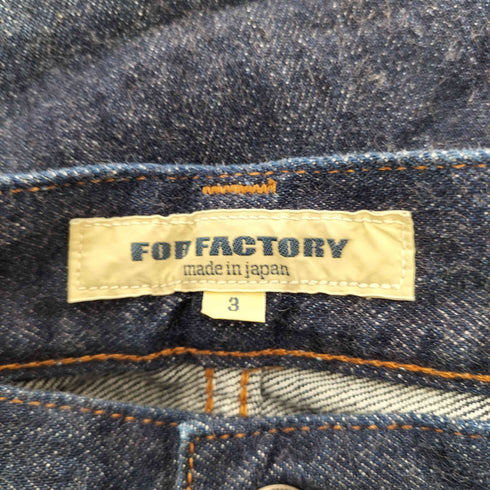 エフオービーファクトリー FOB FACTORY ワイドデニム5Pパンツ メンズ JPN:3