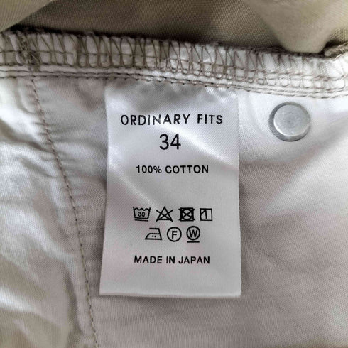 オーディナリーフィッツ Ordinary fits シンチバックチノパンツ メンズ 34