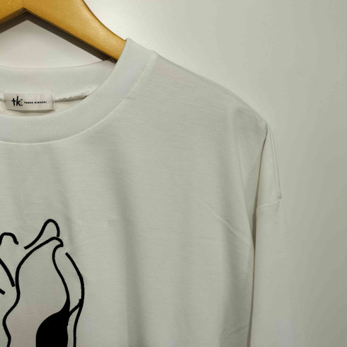 ティーケータケオキクチ tk. TAKEO KIKUCHI 22AW Line Plant ロングスリーブTシャツ メンズ JPN:L