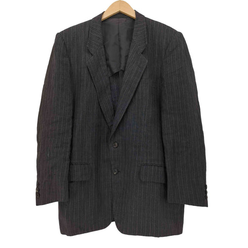 コムデギャルソンオム COMME des GARCONS HOMME リネン ストライプ 3B テーラード ジャケット メンズ JPN:M