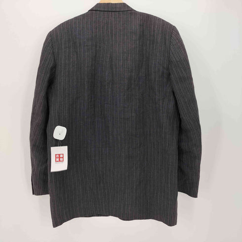 コムデギャルソンオム COMME des GARCONS HOMME リネン ストライプ 3B テーラード ジャケット メンズ JPN:M