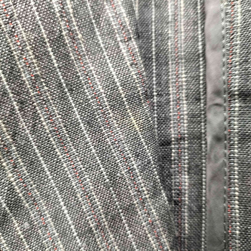 コムデギャルソンオム COMME des GARCONS HOMME リネン ストライプ 3B テーラード ジャケット メンズ JPN:M