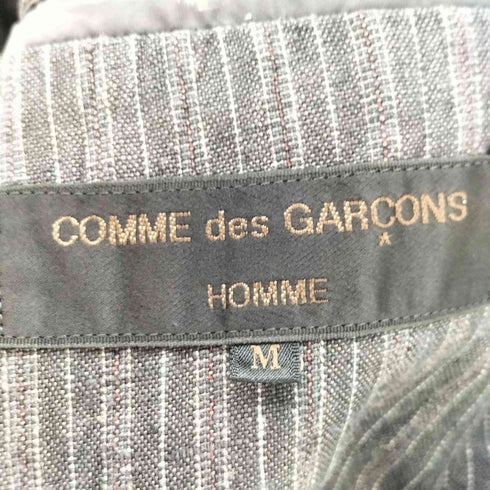 コムデギャルソンオム COMME des GARCONS HOMME リネン ストライプ 3B テーラード ジャケット メンズ JPN:M