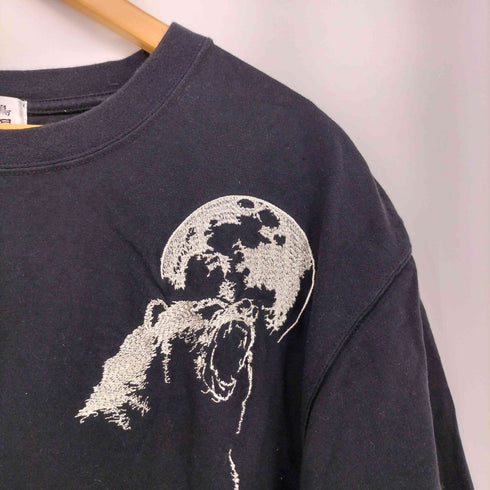華鳥月 熊 グリズリー 和柄 Tシャツ メンズ XXL