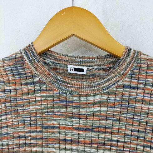 エイチビューティーアンドユースユナイテッドアローズ H BEAUTY & YOUTH UNITED ARROWS COTTON KASURI SHORT SLEEVE KNIT レディース