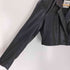 アバクロンビーアンドフィッチ Abercrombie & Fitch クロップドレザーテーラードジャケット レディース import:XS