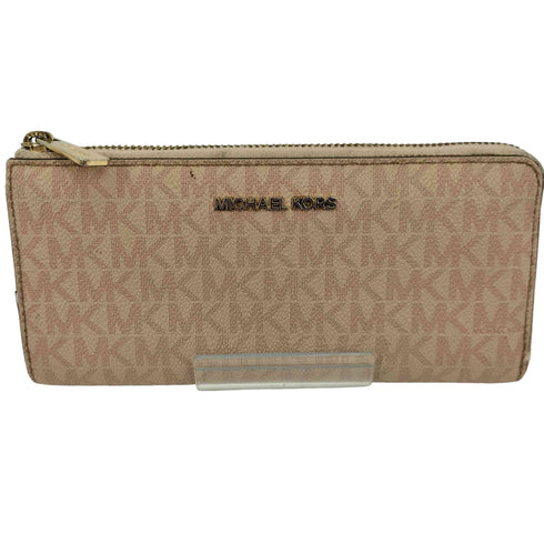 マイケルコース Michael Kors L字ジップ モノグラム長財布 レディース
