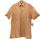 サルヴァトーレフェラガモ Salvatore Ferragamo イタリア製 リネン S/S シャツ メンズ import:L