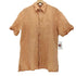 サルヴァトーレフェラガモ Salvatore Ferragamo イタリア製 リネン S/S シャツ メンズ import:L