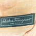 サルヴァトーレフェラガモ Salvatore Ferragamo イタリア製 リネン S/S シャツ メンズ import:L