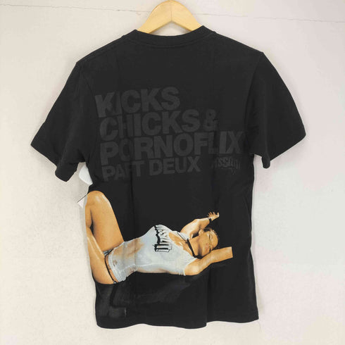 DISSIZIT 両面プリントクルーネックTシャツ メンズ SM