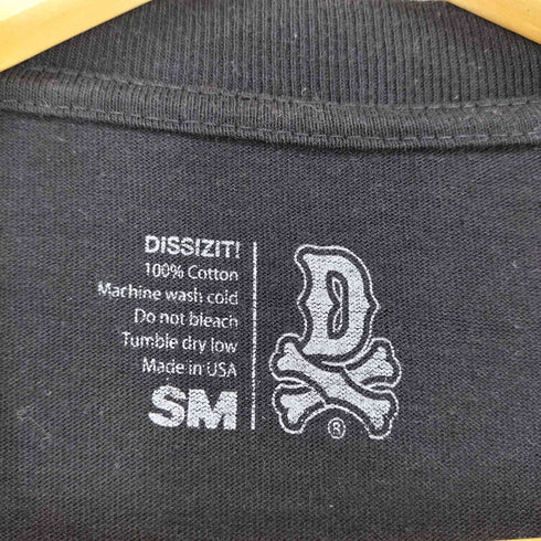 DISSIZIT 両面プリントクルーネックTシャツ メンズ SM