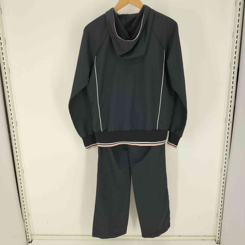ナイキ NIKE 00S グレータグ スウッシュ ロゴ プリント ジップアップ トレーニング ジャケット パンツ セットアップ レディース import:L