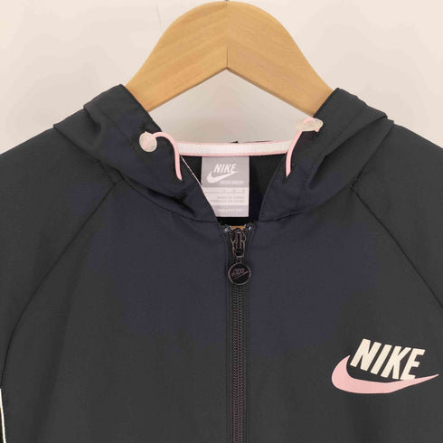 ナイキ NIKE 00S グレータグ スウッシュ ロゴ プリント ジップアップ トレーニング ジャケット パンツ セットアップ レディース import:L